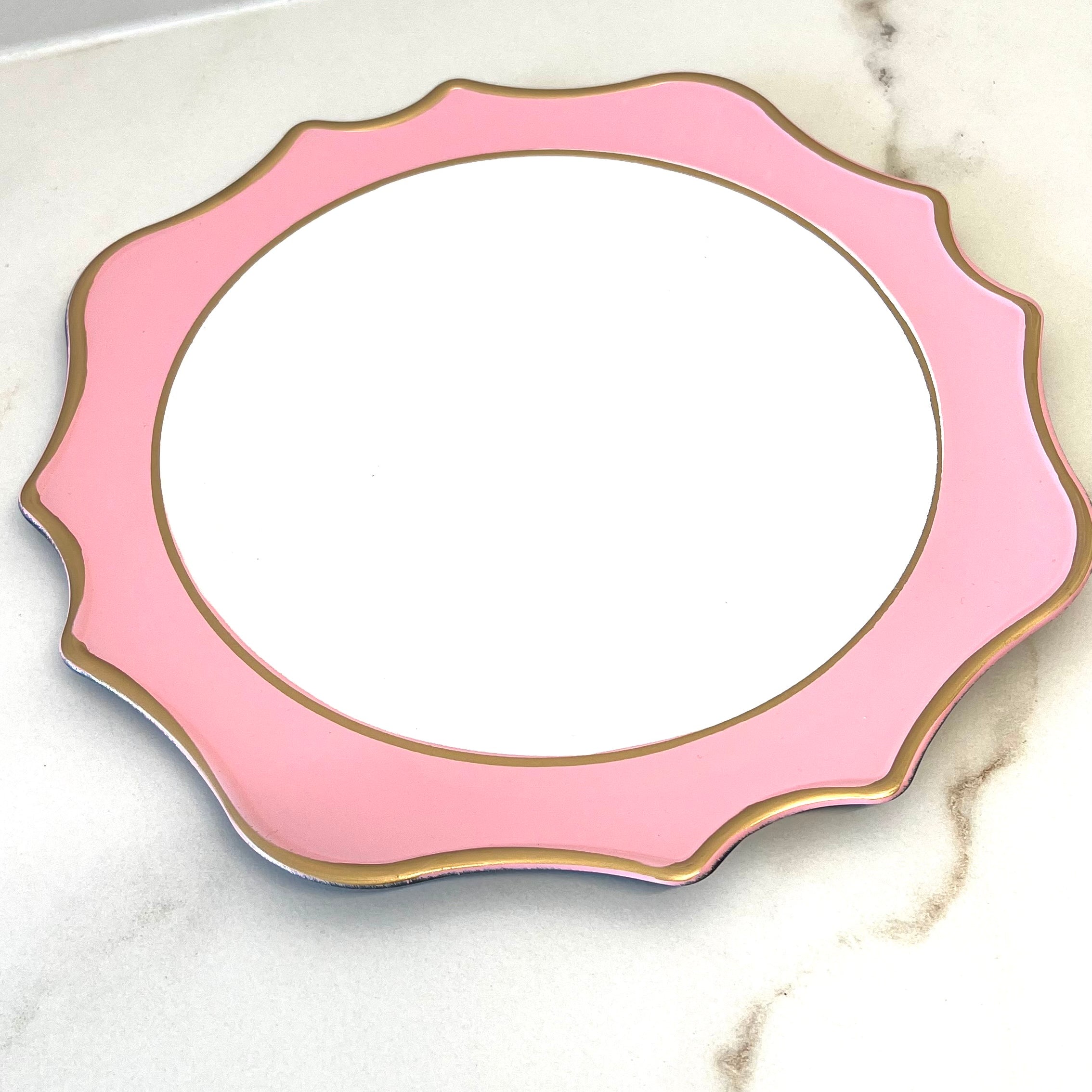 # 8 coffret orchidées roses  6 couverts