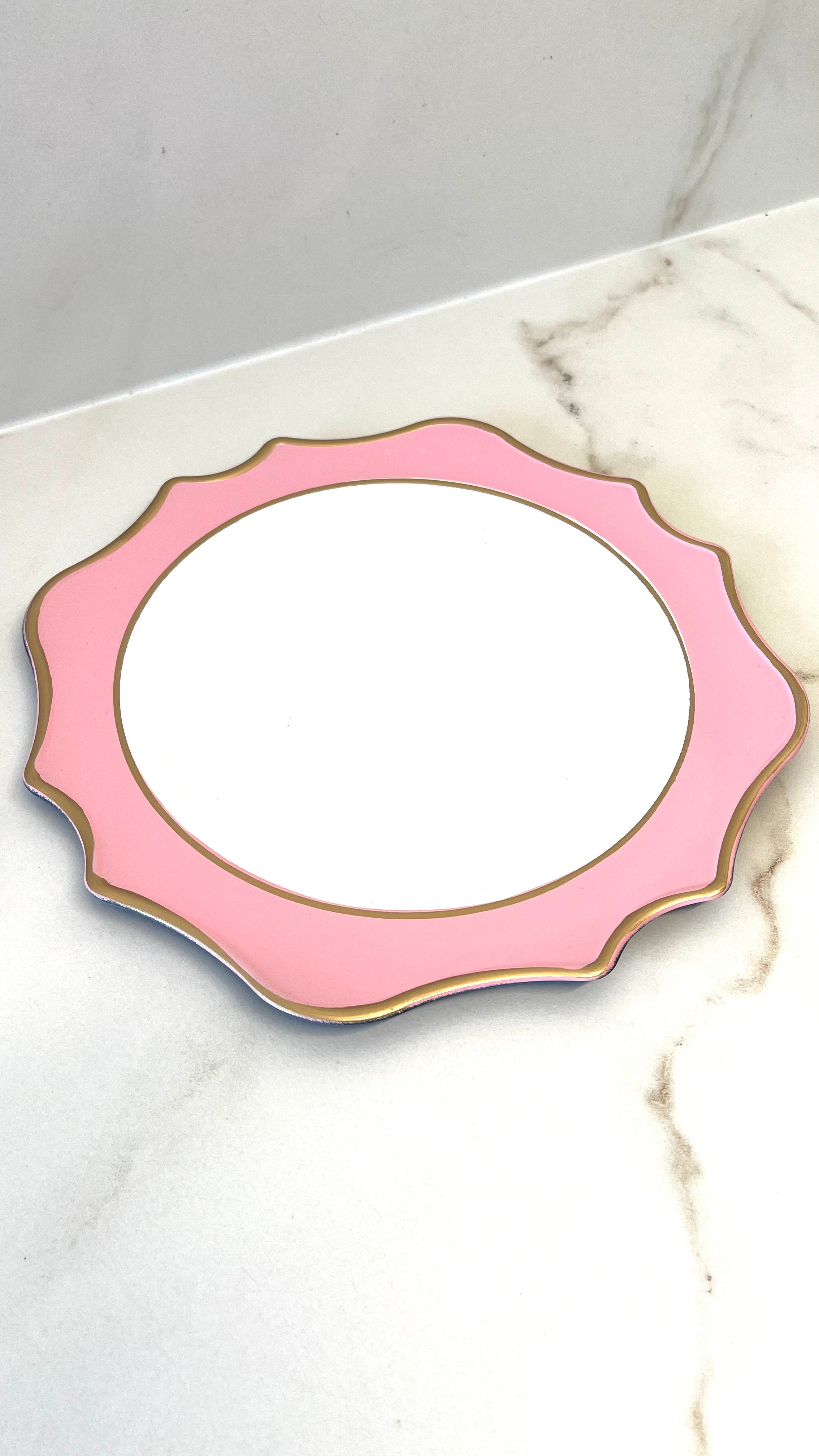 # 8 coffret orchidées roses  6 couverts